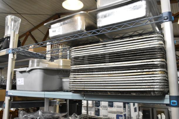 ALL ONE MONEY! Tier Lot Including Metal Baking Pans and Poly Drop In Bins - Image 2 of 6