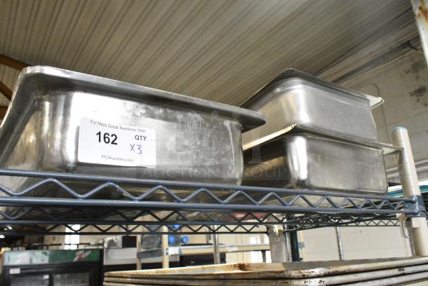 3 Metal Chafer Drop In Bins. 3 Times Your Bid! - Image 2 of 5