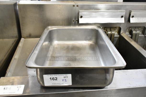 3 Metal Chafer Drop In Bins. 3 Times Your Bid! - Image 3 of 5
