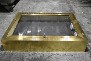 Gold Finish Display Box.