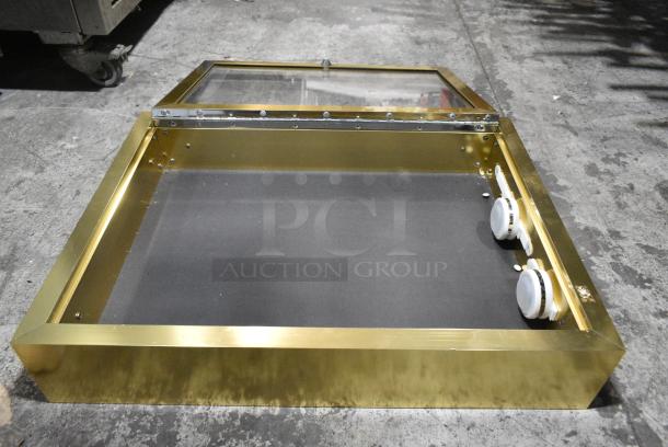 Gold Finish Display Box. - Image 4 of 6