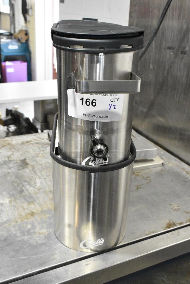 Curtis Stainless Steel Beverage Holder Dispenser. - Image 1 of 6