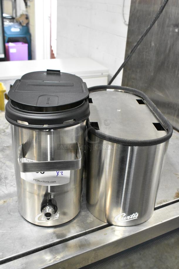 Curtis Stainless Steel Beverage Holder Dispenser. - Image 2 of 6