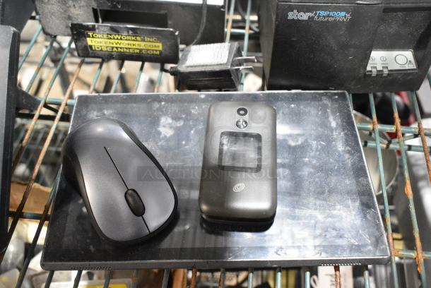8 Various Items Including Star Receipt Printer, Epson Receipt Printer, Corded Telephone, Mouse, Cell Phone, Bar Code Scanner. 8 Times Your Bid! - Image 2 of 20