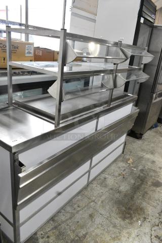 BRAND NEW SCRATCH AND DENT! Atlas Metal DDC-4 Stainless Steel Commercial Buffet Station. 120 Volts, 1 Phase. Tested and Working!