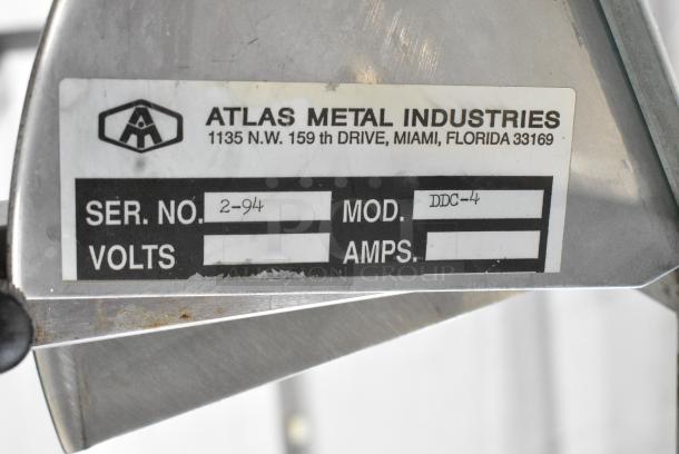 BRAND NEW SCRATCH AND DENT! Atlas Metal DDC-4 Stainless Steel Commercial Buffet Station. 120 Volts, 1 Phase. Tested and Working! - Image 7 of 7