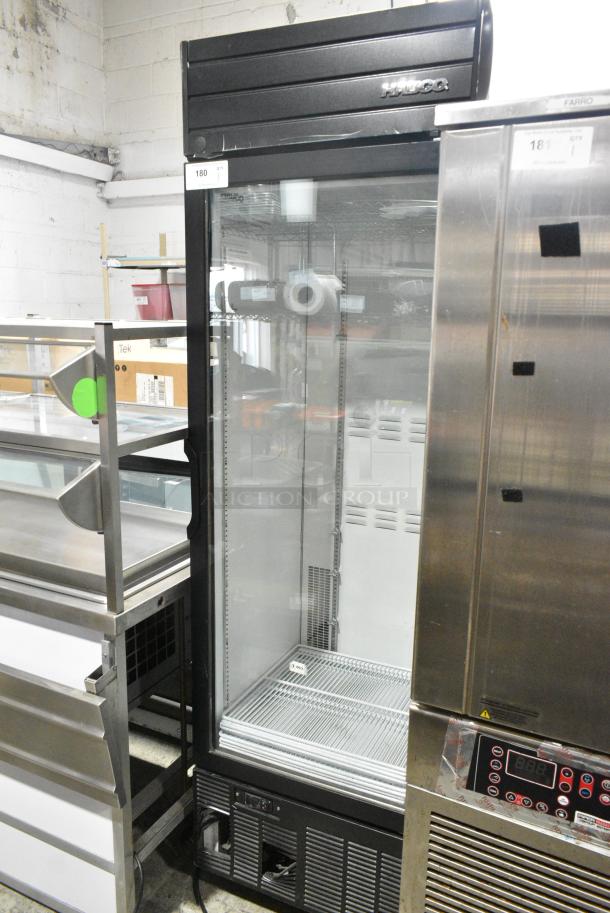 2019 Habco SE18 Metal Commercial Single Door Reach In Cooler Merchandiser w/ Poly Coated Racks. 115 Volts, 1 Phase. Tested and Powers On But Does Not Get Cold - Image 2 of 7