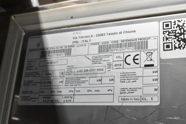 2019 Piper Products RCM121T Stainless Steel Commercial Blast Chiller on Commercial Casters. 208-240 Volts. - Image 8 of 9