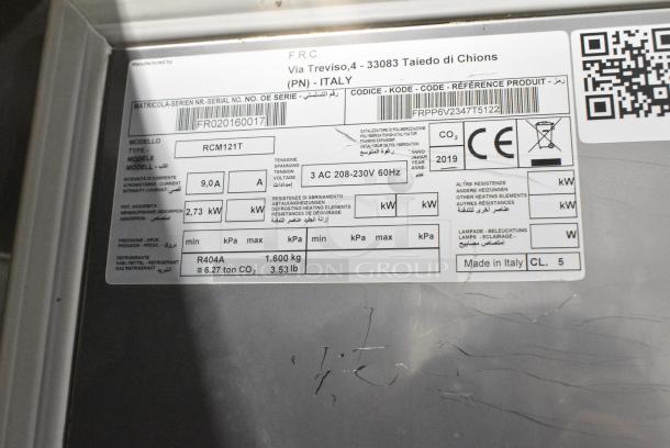 2019 Piper Products RCM121T Stainless Steel Commercial Blast Chiller on Commercial Casters. 208-240 Volts. - Image 9 of 9