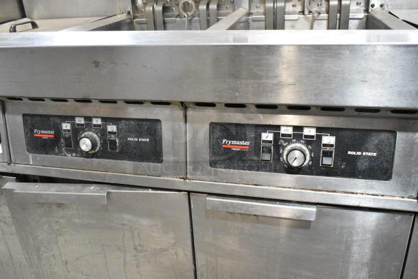 Frymaster FH217SE Stainless Steel Commercial Electric Powered 2 Bay Deep Fat Fryer w/ 2 Dumping Stations on Commercial Casters. 480 Votls, 3 Phase. - Image 11 of 18