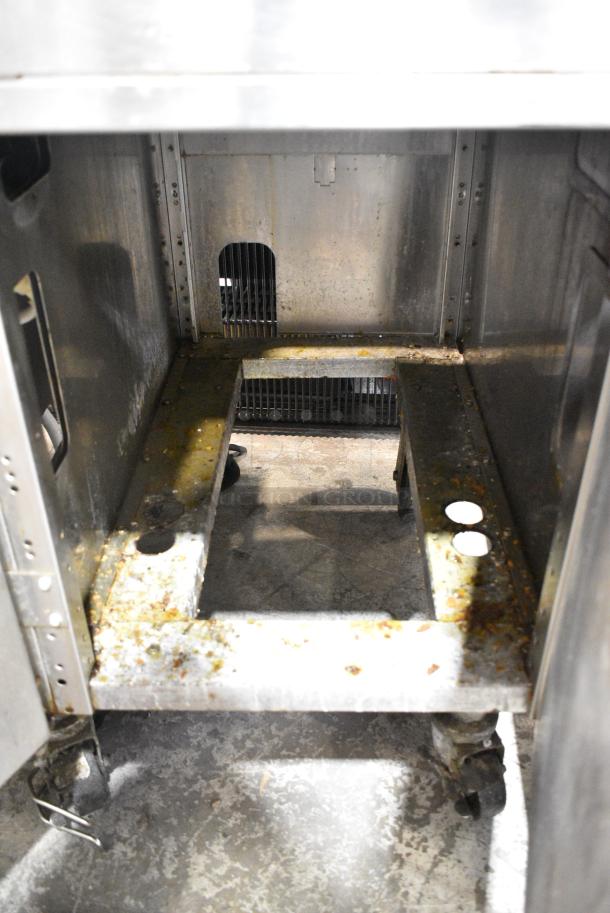 Frymaster FH217SE Stainless Steel Commercial Electric Powered 2 Bay Deep Fat Fryer w/ 2 Dumping Stations on Commercial Casters. 480 Votls, 3 Phase. - Image 15 of 18