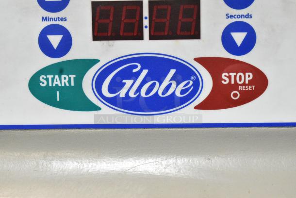 Globe SP60 Metal Commercial Floor Style 60 Quart Planetary Dough Mixer w/ Stainless Steel Mixing Bowl, Bowl Guard and Dough Hook Attachment. 220 Volts, 1 Phase. - Image 3 of 9