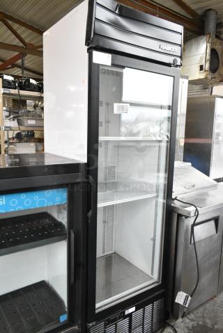 2019 Habco SE18 Metal Commercial Single Door Reach In Cooler Merchandiser w/ Poly Coated Racks. 115 Volts, 1 Phase . Tested and Working!
