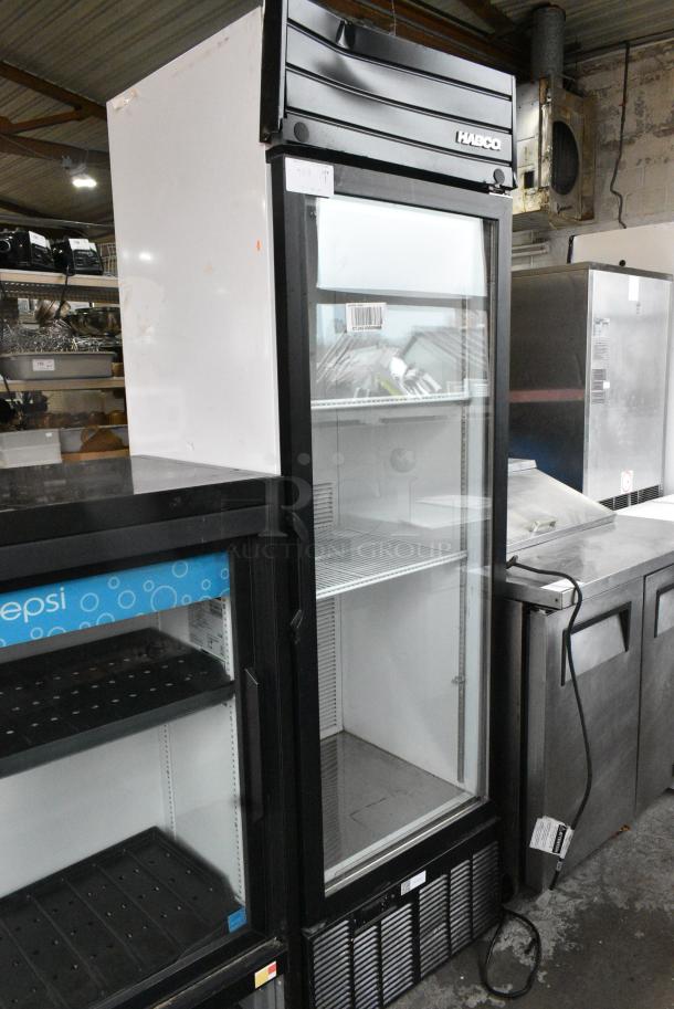 2019 Habco SE18 Metal Commercial Single Door Reach In Cooler Merchandiser w/ Poly Coated Racks. 115 Volts, 1 Phase . Tested and Working! - Image 2 of 5