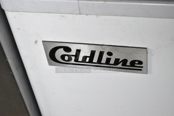 Coldline CF76 Metal Chest Freezer w/ 2 Hinge Lid. 115 Volts, 1 Phase. Tested and Powers On But Does Not Get Cold - Image 3 of 8