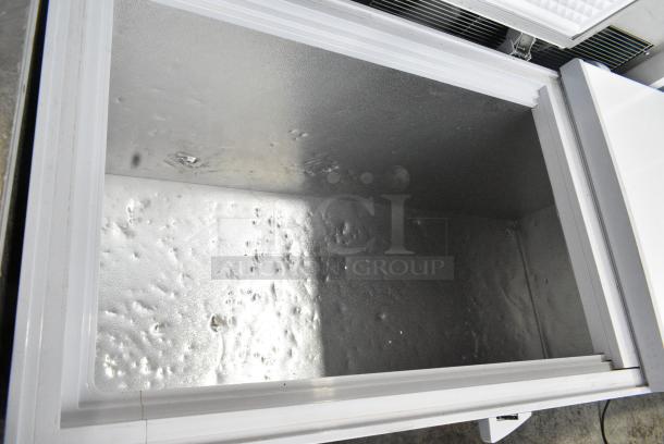 Coldline CF76 Metal Chest Freezer w/ 2 Hinge Lid. 115 Volts, 1 Phase. Tested and Powers On But Does Not Get Cold - Image 4 of 8