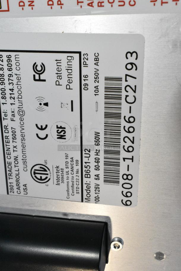 BRAND NEW IN BOX! 2016 CookTek B651-U2 Metal Single Burner Electric Powered Induction Range. 100-125 Volts, 1 Phase. - Image 10 of 10