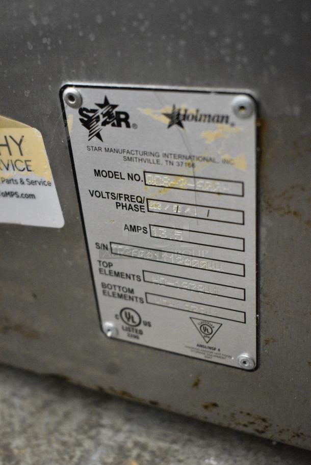 Star Holman Stainless Steel Commercial Countertop Conveyor Oven. 208 Volts, 1 Phase. - Image 7 of 8