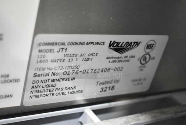 BRAND NEW SCRATCH AND DENT! Vollrath JT1 Stainless Steel Commercial Countertop Conveyor Oven. 120 Volts, 1 Phase. Tested and Working! - Image 6 of 7