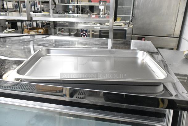 24 BRAND NEW SCRATCH AND DENT! Choice 4070019 Full Size 1 1/4" Deep Anti-Jam Stainless Steel Steam Table / Hotel Pan - 24 Gauge. 24 Times Your Bid! - Image 2 of 4
