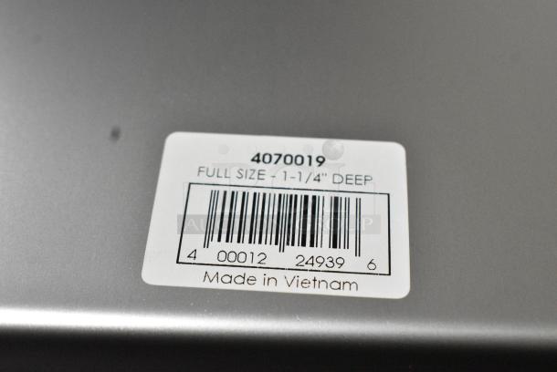24 BRAND NEW SCRATCH AND DENT! Choice 4070019 Full Size 1 1/4" Deep Anti-Jam Stainless Steel Steam Table / Hotel Pan - 24 Gauge. 24 Times Your Bid! - Image 4 of 4