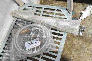 2 BRAND NEW SCRATCH AND DENT! Items Including Metal Adapters and Hose. 2 Times Your Bid!