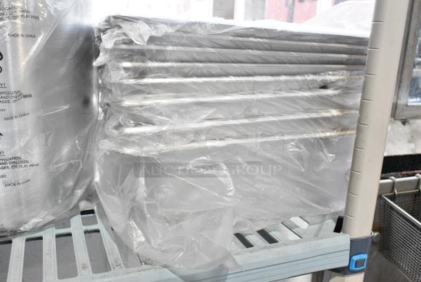 13 BRAND NEW SCRATCH AND DENT! Items Including 32645285 Chicago Metallic 45285 24 Cup 7 oz. Glazed Aluminized Steel Jumbo Muffin Pan - 17 7/8" x 25 7/8", 407BUNHALF Choice Half Size 13" x 18" 19 Gauge Wire in Rim Aluminum Bun / Sheet Pan, 4070122 Choice 2/3 Size 2 1/2" Deep Anti-Jam Stainless Steel Steam Table / Hotel Pan - 24 Gauge, Choice 2/3 Size 4" Deep Anti-Jam Stainless Steel Steam Table / Hotel Pan - 24 Gauge, Vollrath Stock Pot. 13 Times Your Bid! - Image 6 of 12