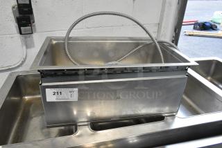 Wells HBD100D Stainless Steel Commercial Drop In Steam Well. 208/240 Volts, 1 Phase.