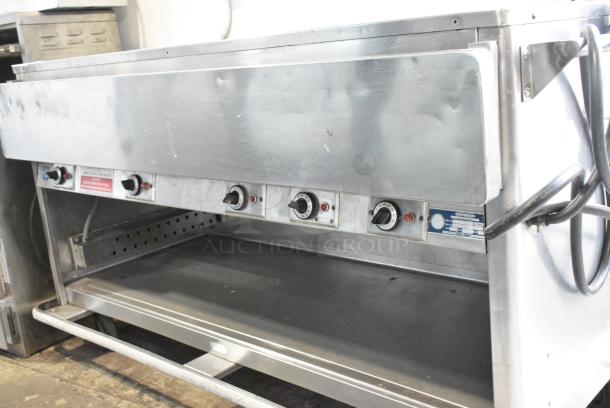 Seco-matic DME4PTS Stainless Steel Commercial Electric Powered 4 Bay Steam Table on Commercial Casters. 208 Volts, 1 Phase. - Image 3 of 11