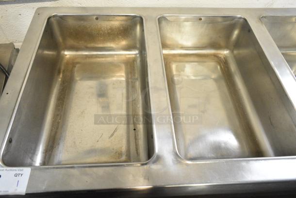 Seco-matic DME4PTS Stainless Steel Commercial Electric Powered 4 Bay Steam Table on Commercial Casters. 208 Volts, 1 Phase. - Image 8 of 11