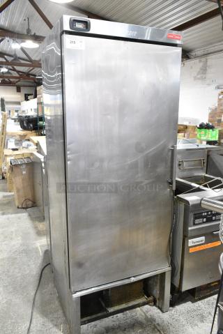Torrey CS-16 Stainless Steel Commercial Single Door Reach In Cooler. 115 Volts, 1 Phase. Tested and Powers On But Does Not Get Cold