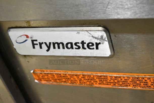 Frymaster FPPH255SD Stainless Steel Commercial Natural Gas Powered 2 Bay Deep Fat Fryer on Commercial Casters. 105,000 BTU. - Image 3 of 12