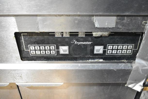 Frymaster FPPH255SD Stainless Steel Commercial Natural Gas Powered 2 Bay Deep Fat Fryer on Commercial Casters. 105,000 BTU. - Image 5 of 12