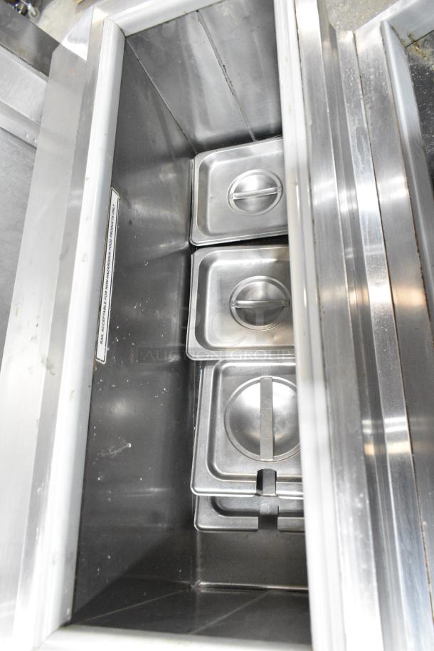 Silver King SKF2A Stainless Steel Commercial Prep Table. 115 Volts, 1 Phase. Tested and Working! - Image 2 of 7