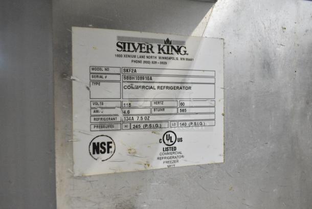 Silver King SKF2A Stainless Steel Commercial Prep Table. 115 Volts, 1 Phase. Tested and Working! - Image 7 of 7