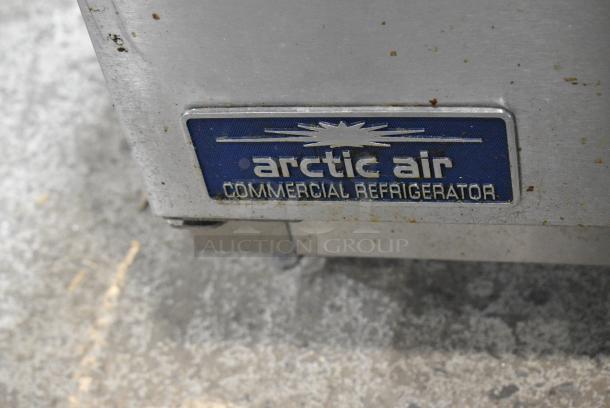 Arctic Air AMT48RZ Stainless Steel Commercial Sandwich Salad Prep Table Bain Marie Mega Top on Commercial Casters. 115 Volts, 1 Phase. Tested and Working! - Image 3 of 9