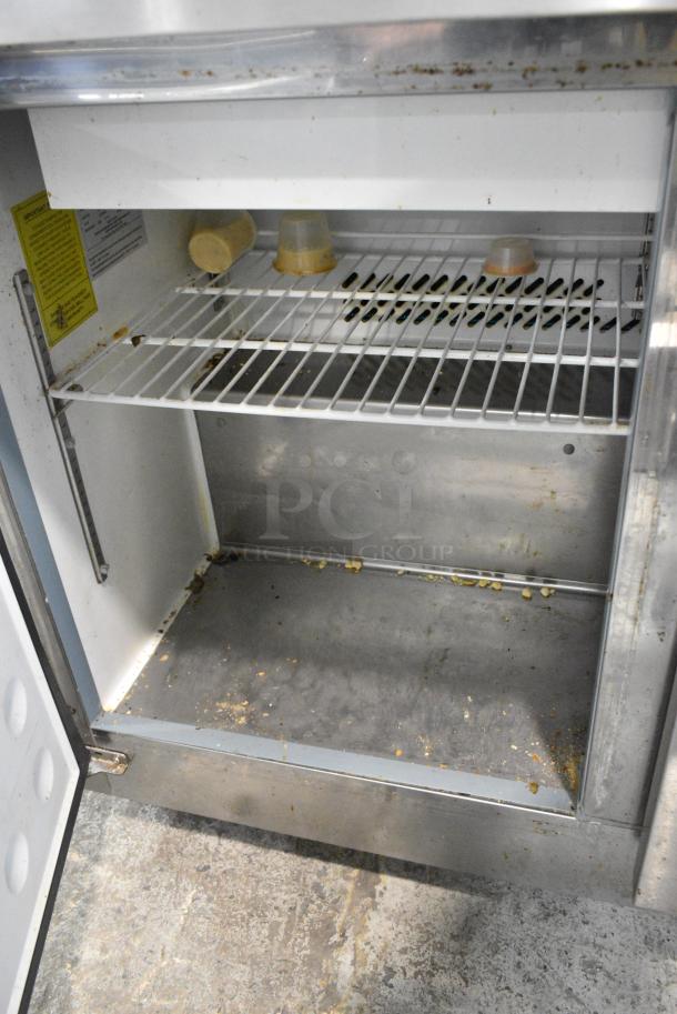 Arctic Air AMT48RZ Stainless Steel Commercial Sandwich Salad Prep Table Bain Marie Mega Top on Commercial Casters. 115 Volts, 1 Phase. Tested and Working! - Image 6 of 9