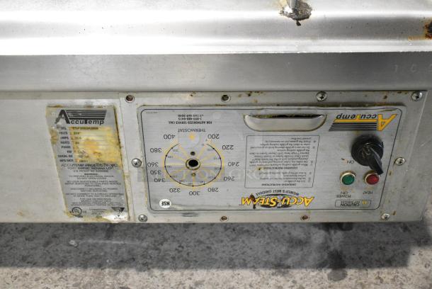 AccuTemp EGF2083A3608 Stainless Steel Commercial Countertop Electric Powered Flat Top Griddle. 208 Volts, 3 Phase. - Image 3 of 5