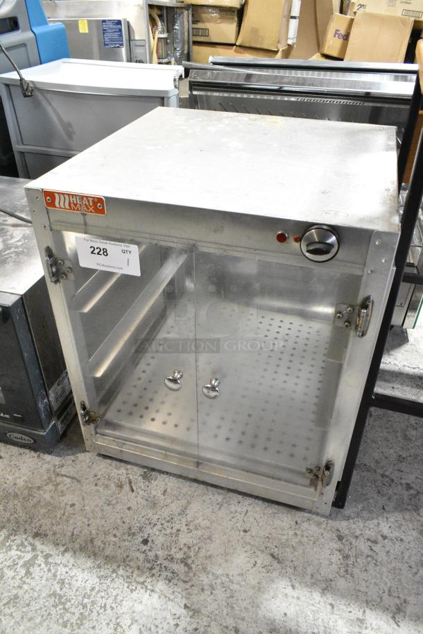 2017 Heat Max 202024 Metal Commercial Countertop Heated Display Case Merchandiser. 120 Volts, 1 Phase. Tested and Working! - Image 2 of 6