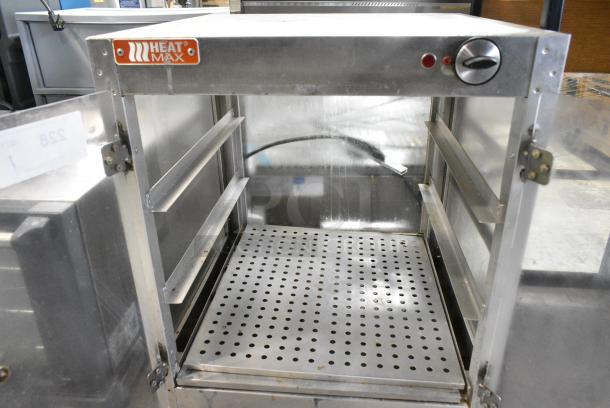 2017 Heat Max 202024 Metal Commercial Countertop Heated Display Case Merchandiser. 120 Volts, 1 Phase. Tested and Working! - Image 4 of 6