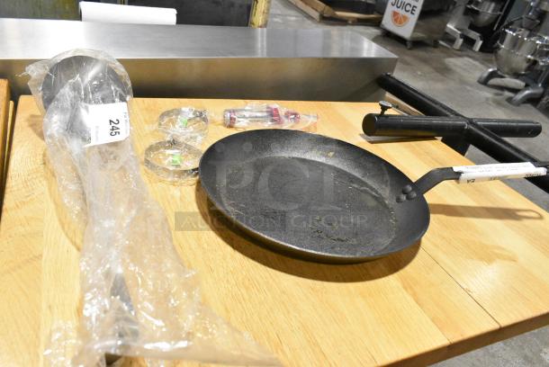 5 BRAND NEW SCRATCH AND DENT! Items Including Ladel, 2 Collars and Skillet. 5 Times Your Bid! - Image 1 of 7