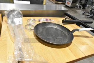 5 BRAND NEW SCRATCH AND DENT! Items Including Ladel, 2 Collars and Skillet. 5 Times Your Bid!