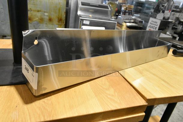 BRAND NEW SCRATCH AND DENT! Steelton 712B5536 Stainless Steel Single Tier Speed Rail - 36" - Image 1 of 4