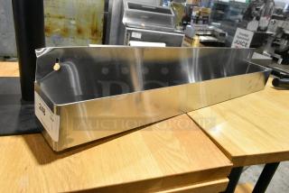 BRAND NEW SCRATCH AND DENT! Steelton 712B5536 Stainless Steel Single Tier Speed Rail - 36"
