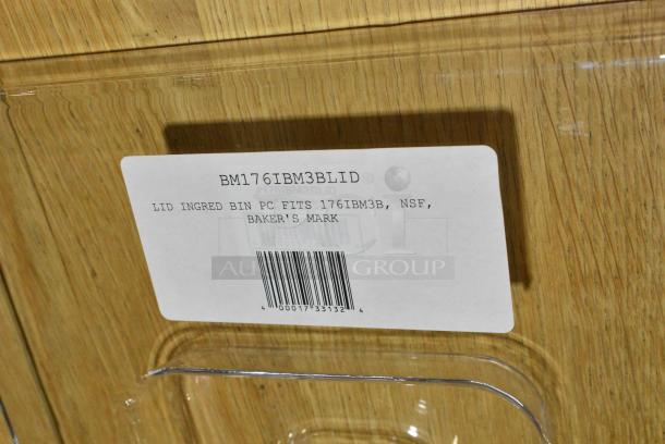 3 BRAND NEW SCRATCH AND DENT! BM176IBM3BLID Baker's Lane 10 Gallon / 160 Cup Ingredient Bin Lid. 3 Times Your Bid! - Image 4 of 4