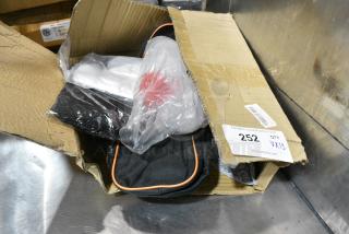 13 BRAND NEW SCRATCH AND DENT! Items Including Metal Bowl, Utensils and Black Bag. 13 Times Your Bid!