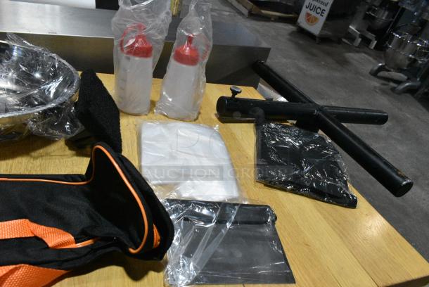 13 BRAND NEW SCRATCH AND DENT! Items Including Metal Bowl, Utensils and Black Bag. 13 Times Your Bid! - Image 3 of 4