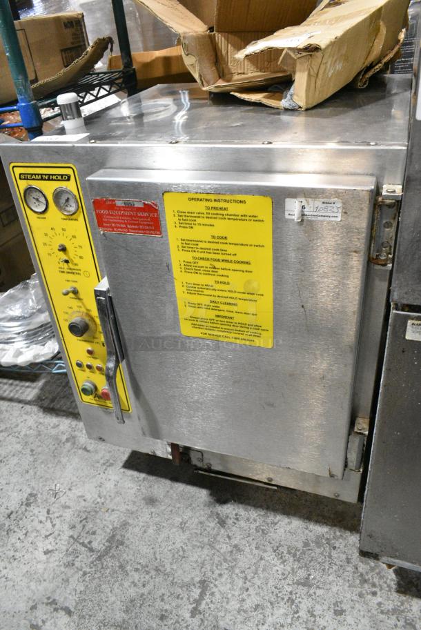 AccuTemp Stainless Steel Commercial Electric Powered Single Deck Steam N Hold Cabinet. - Image 1 of 7