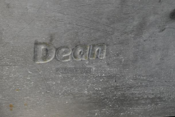 Dean SR42GN Stainless Steel Commercial Floor Style Natural Gas Powered Deep Fat Fryer w/ Splash Guard on Commercial Casters. 105,000 BTU. - Image 2 of 6