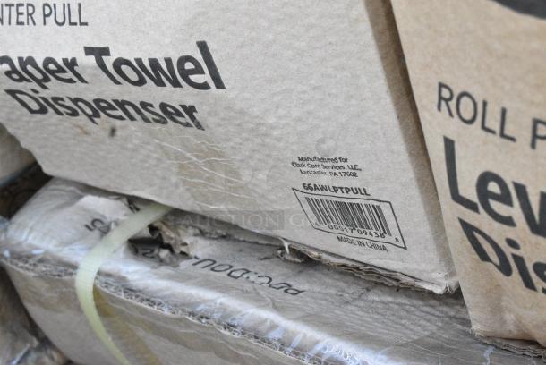 13 BRAND NEW SCRATCH AND DENT! Items Including 66AWLPTFOLDMC Lavex White Multifold Plastic Paper Towel Dispenser, ServIt 423ST4ASG Angled Sneeze Guard for 4-Pan Steam Tables, Flash Furniture Hercules Series DC-HY3410L-GRY-GG Adjustable Gray Bath and Shower Chair, 66AWLPTLEVR Lavex White Lever-Activated Paper Towel Dispenser, 66AWLPTPULL Lavex White Self-Adjusting Center Pull Paper Towel Dispenser, BM176DB18266. 13 Times Your Bid! - Image 8 of 9